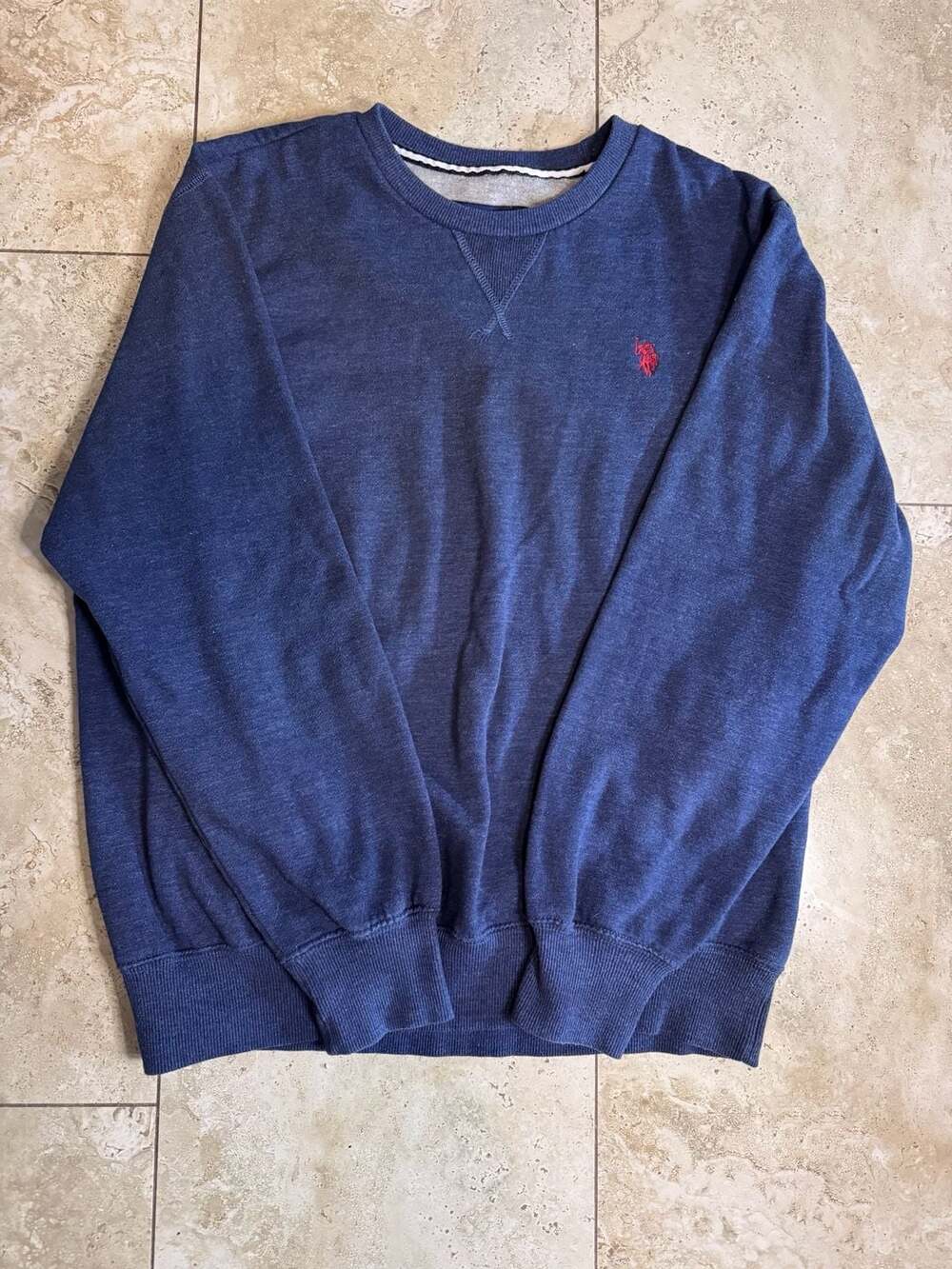 U.S. Polo Assn. Men's Blue Crewneck Sweatshirt Size XL